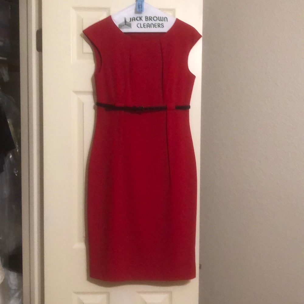 Red Calvin Klein Dress